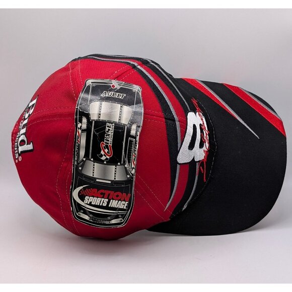 Vintage Dale Earnhardt Jr. #8 NASCAR Hat Cap VTG Bud Budweiser Chase NEW NWT 90s - Picture 4 of 5
